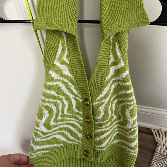 Retro sweater crop top - Picture 2 of 3